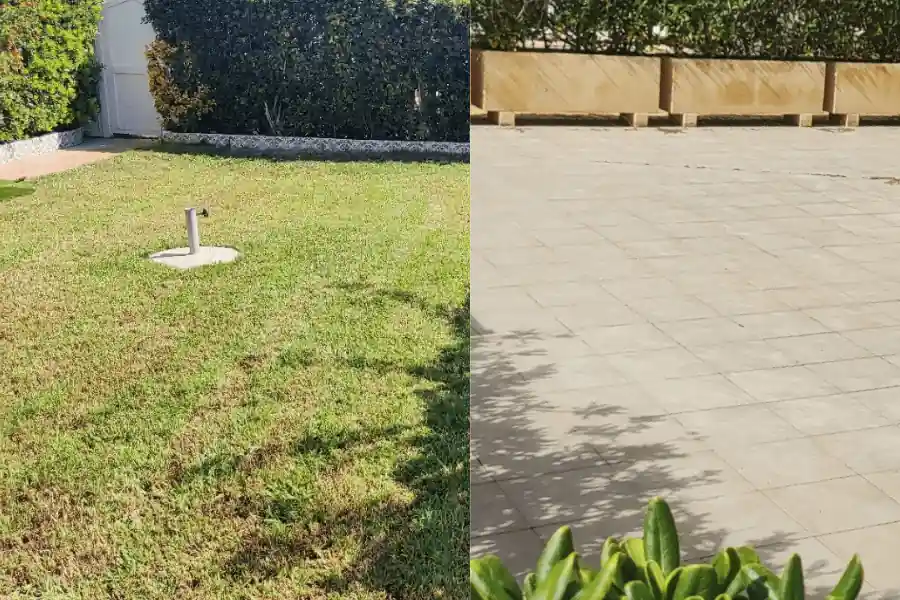 Instalaci&oacute;n mixta tierra y hormig&oacute;n